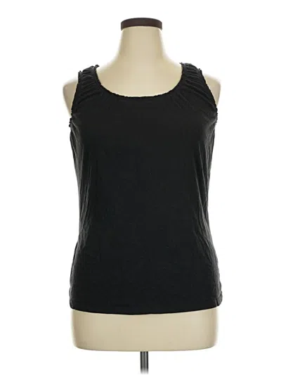 Pre-owned Merona Tank Top Black Halter Neckline Tops
