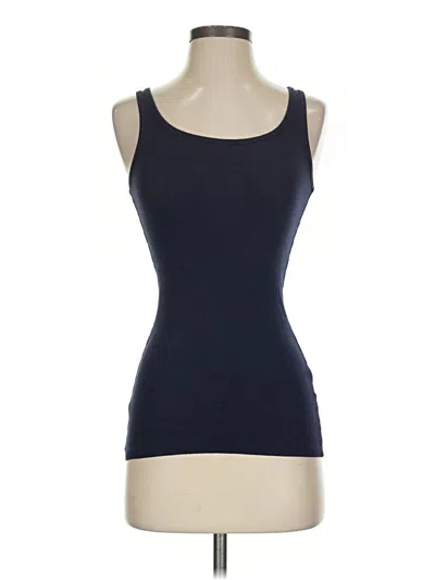 Pre-owned Merona Tank Top Blue Strapless Neckline Tops
