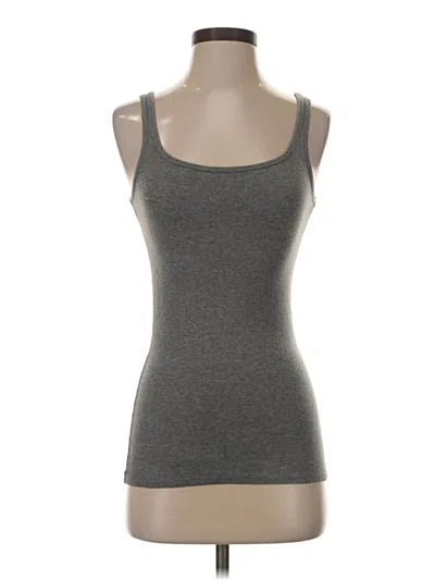 Pre-owned Merona Tank Top Gray Strapless Neckline Tops