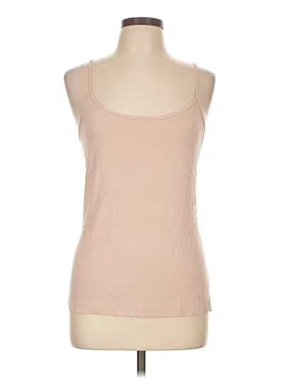 Pre-owned Merona Tank Top Tan Strapless Neckline Tops