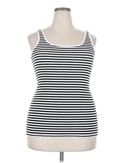 Pre-owned Merona Tank Top White Strapless Neckline Tops