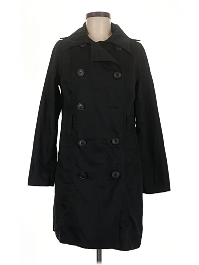 Pre-owned Merona Trenchcoat In Black