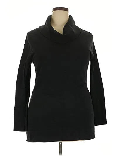 Pre-owned Merona Turtleneck Sweater In Black
