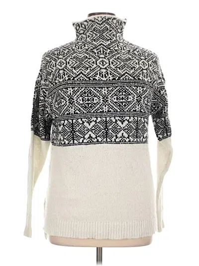 Pre-owned Merona Turtleneck Sweater In Ivory