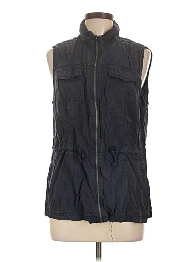 Pre-owned Merona Vest In Black