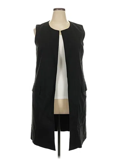 Pre-owned Merona Vest In Black