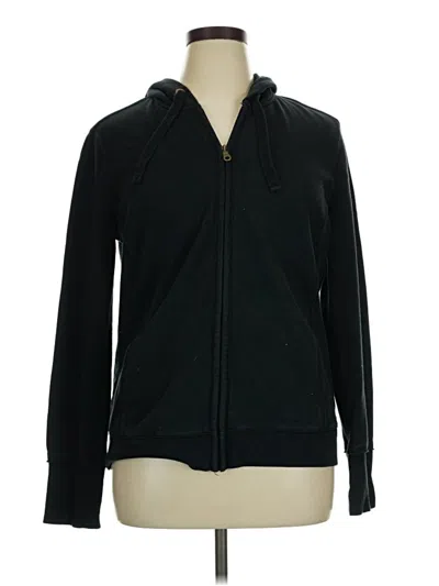 Pre-owned Merona Zip Up Hoodie In Black
