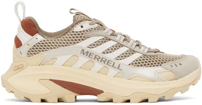 Merrell 1trl Beige Moab Speed 2 Vent 2k 1trl Sneakers In Aluminum