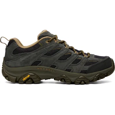Merrell 1trl Black & Gray Moab 3 Sneakers In Black/beluga
