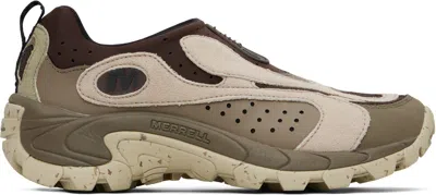 Merrell 1trl Brown & Beige Moc Speed Streak Evo Sneakers
