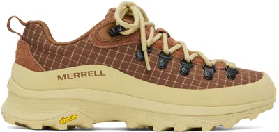 Merrell 1trl Brown & Taupe Ontario Speed Rs Sneakers In Nutshell