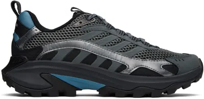 Merrell 1trl Gray & Black Moab Speed 2 Vent 2k Se Sneakers