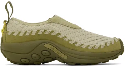 Merrell 1trl Green Jungle Moc Evo Woven Sneakers In J006598