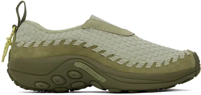 Merrell 1trl Green Jungle Moc Evo Woven Trainers In Willow