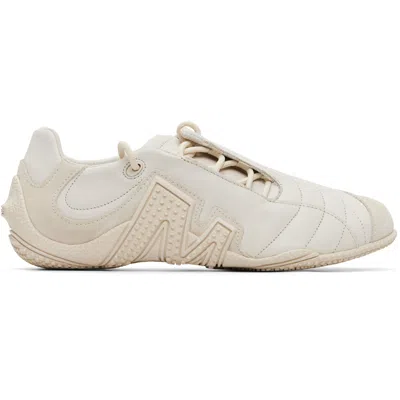 Merrell 1trl Off-white Relay Web Sneakers In Stucco