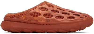 Merrell 1trl Orange Hydro Mules In Clay