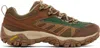 Merrell 1trl Tan & Brown Moab 2 Mesa Luxe Eco Sneakers In Kangaroo Multi