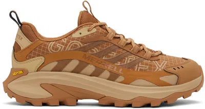 Merrell 1trl Tan Moab Speed 2 Gore-tex Bl Sneakers In Spice