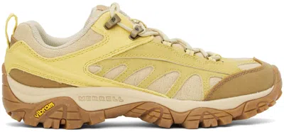 Merrell 1trl Yellow Moab Mesa Luxe Eco Sneakers In Reed