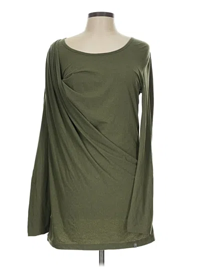 Pre-owned Merrell 3/4 Sleeve T-shirt In Green