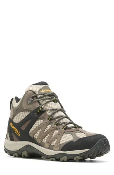 Merrell Accenter Mid Boot In Boulder/old Gold