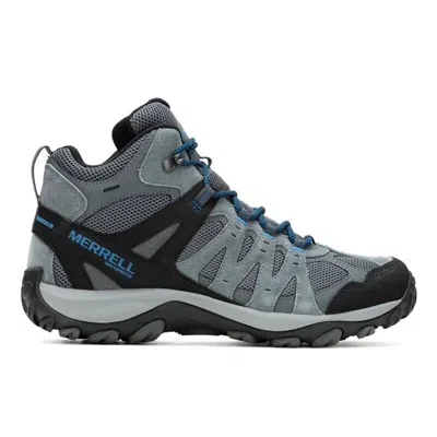 Merrell Accentor 3 J037349 Men's Rock Blue Mid Top Waterproof Hiking Boots In Gray