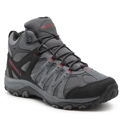 Merrell Accentor 3 J135479 Men's Gray Suede Waterproof Hiking Boots Ham770