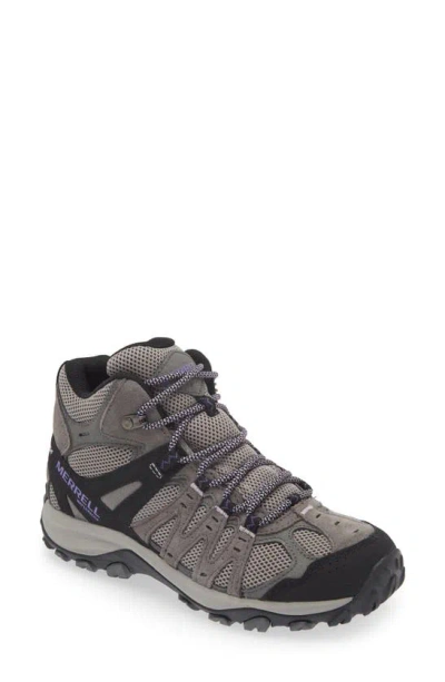 Merrell Accentor 3 Mid Hiking Shoe In Charcoal/ Flora