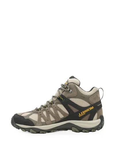 Merrell Accentor 3 Mid Wide Waterproof Hiking Boots In Neutral