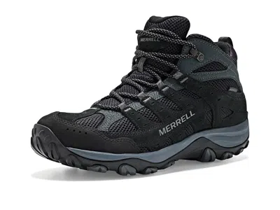 Merrell Accentor 4 Mid Waterproof Men's Hiking Boots Black: 11.5 M, Suede/textile