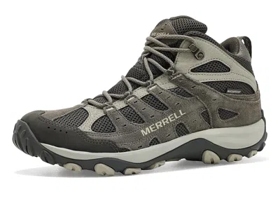 Merrell Accentor 4 Mid Waterproof Men's Hiking Boots Talus: 12 M, Suede/textile In Green