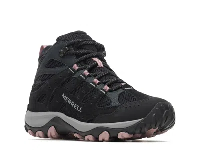 Merrell Accentor 4 Waterproof Mid Hiking Boot In Black