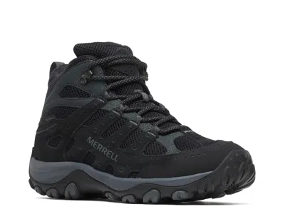 Merrell Accentor 4 Waterproof Mid Hiking Boot In Black