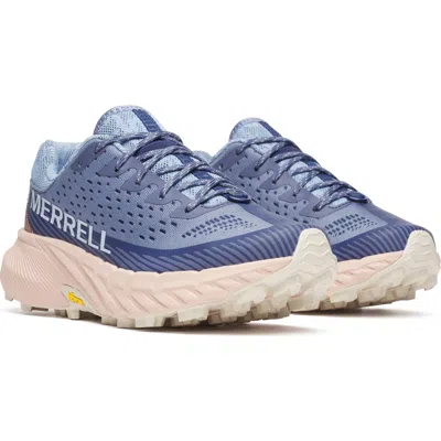 Merrell Agility Peak 5 Running Shoe In Blue