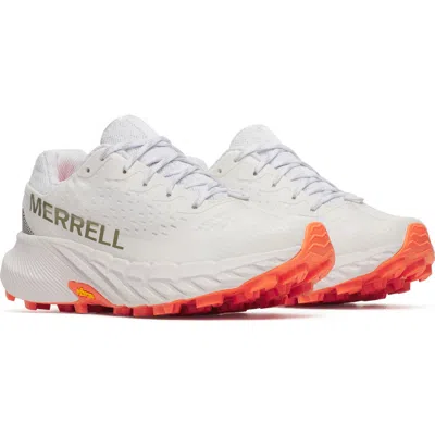 Merrell Agility Peak 5 Running Shoe In White
