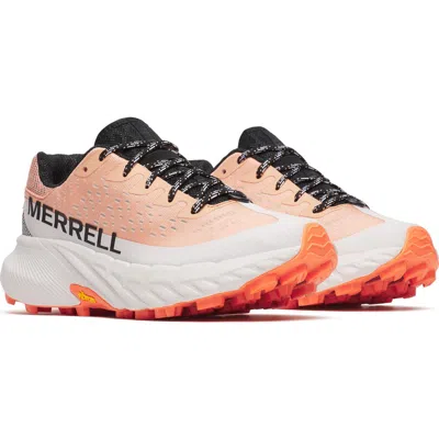 Merrell Agility Peak 5 Running Shoe In Pink