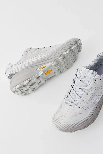Merrell Agility Peak 5 Trail Running Sneaker In Grey, Women's At Urban Outfitters In White