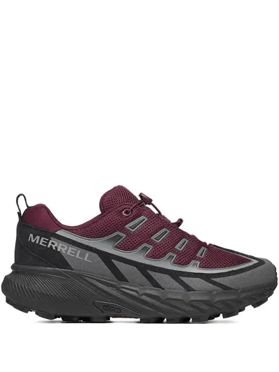 Merrell Agility Peak 5 Trek Logo-detail Sneakers In Purple