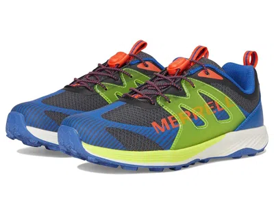 Merrell Agility Peak Kdz (little Kid/big Kid) Kid's Shoes Grey/blue : 12 Little Kid M, Textile In Multi