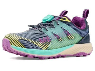 Merrell Agility Peak Kdz (little Kid/big Kid) Kid's Shoes Indigo/berry : 11 Little Kid M, Textile