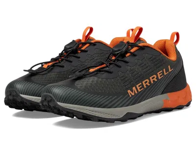 Merrell Agility Peak Kdz (little Kid/big Kid) Kid's Shoes Olive/black/orange : 12 Little Kid M, Textile
