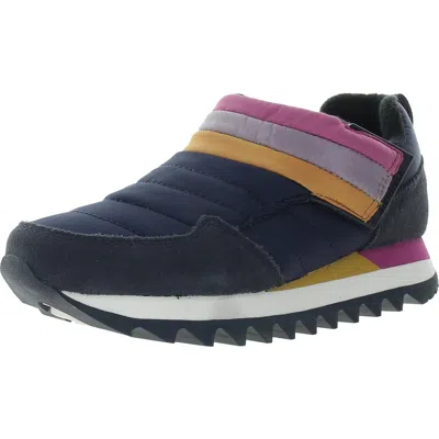 Merrell Alpine Moc Strap Plr Womens Quilted Suede Slip-on Sneakers In Multi