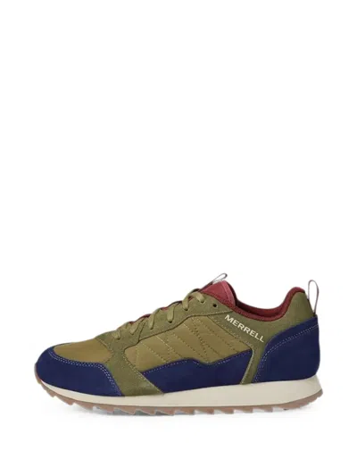 Merrell Alpine Panelled Sneakers In Green