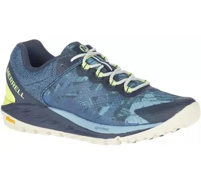 Merrell Antora 2 J067128 Sneakers Women Us 7.5 Blue Trail Running Shoes Gbnc503