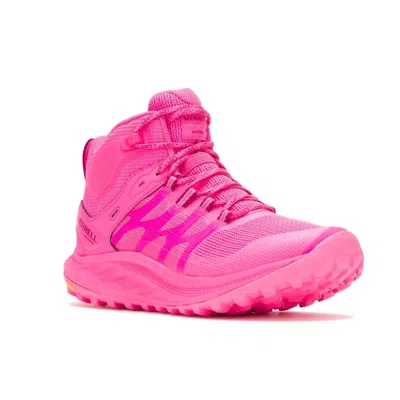 Merrell Antora 3 Mid J500434 Women's M Pink Waterproof Hiking Shoes Ham670
