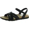 Merrell Around Town Arin Womens Leather Cork Slingback Sandals In Black