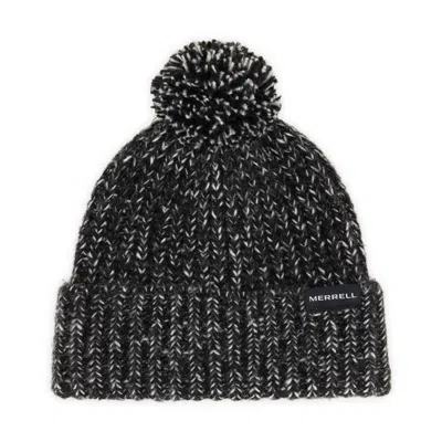 Merrell Avalea Chunky Yarn Beanie In Black