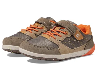 Merrell Bare Steps A83 (toddler) Kid's Shoes Gunsmoke/taupe : 9 Toddler W, Leather/textile