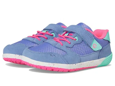 Merrell Bare Steps A83 (toddler) Kid's Shoes Periwinkle : 5.5 Toddler M, Leather/textile In Purple