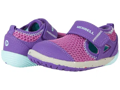 Merrell Bare Steps H20 (toddler) Kid's Shoes Purple/turquoise Leather/textile : 10 Toddler W